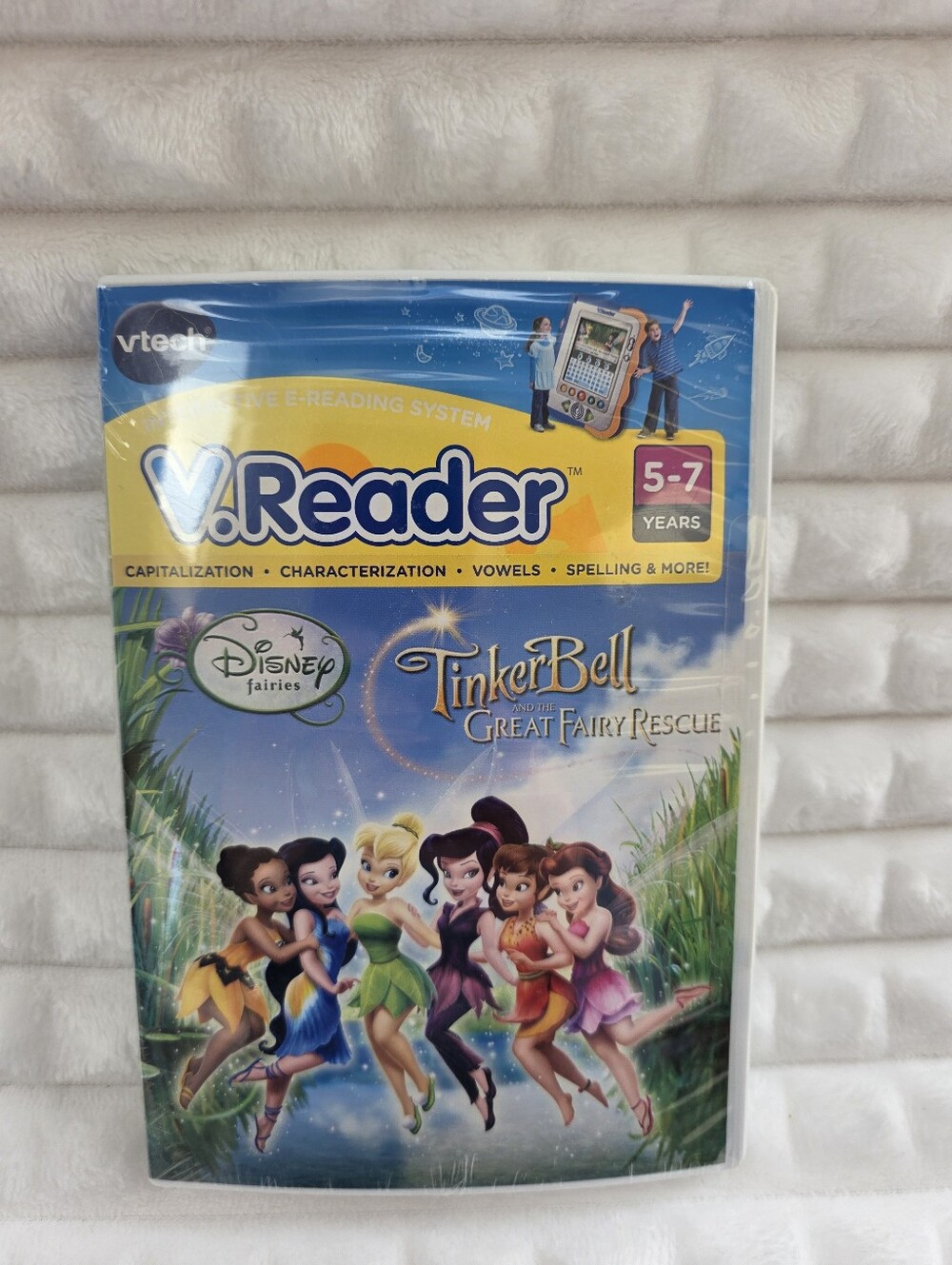 Vtech V.Reader Disney Fairies Tinker Bell Great Fairy Rescue CD